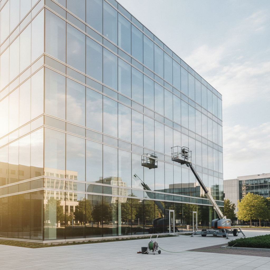 Commercial Window Cleaning - no people or no text